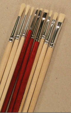 Set: 9 short hair DV stipplers