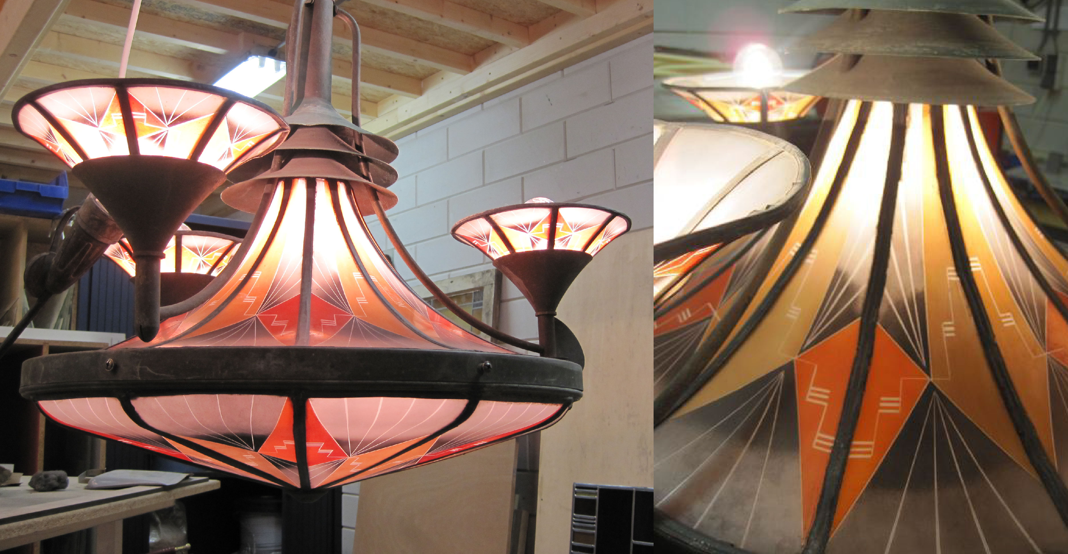 art deco lamp