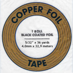 Copper foil, 4.0 mm (5/32"), black back