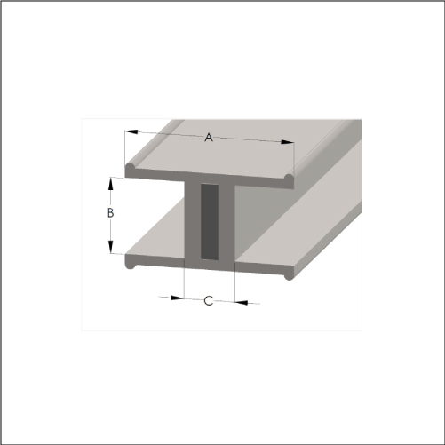 Lead profile, steel reinforced, flat beaded 10mm- 25kg