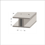 Lead profile, steel reinforced, flat, 10mm- 25 kg