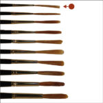 Tracing brush, Ox hair, size 00