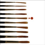 Tracing brush, Ox hair, size 3
