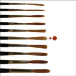 Tracing brush, Ox hair, size 4