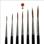 Tracing brush, DV Red Sable, size 2