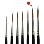 Tracing brush, DV Red Sable, size 6