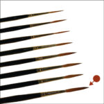 Tracing brush, Red Sable, extra long, size 6