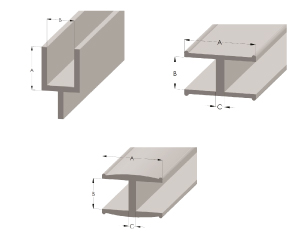MIXED CASE, 3 SORTS Lead profile within a 25 kg case