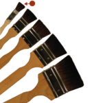 Matting brush, soft flat hair, 0.5"