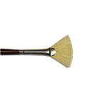 Fan brush, Da Vinci Hog Hair, size 1