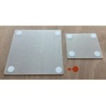 Sandblasted palette to mix paints, large