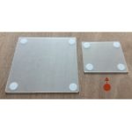 Sandblasted palette to mix paints, small